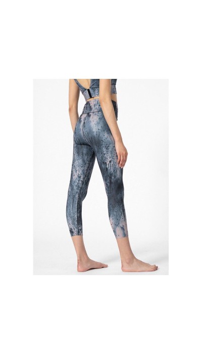 4F Γυναικείο Ψηλόμεσο Κολάν 7/8 Πολύχρωμο